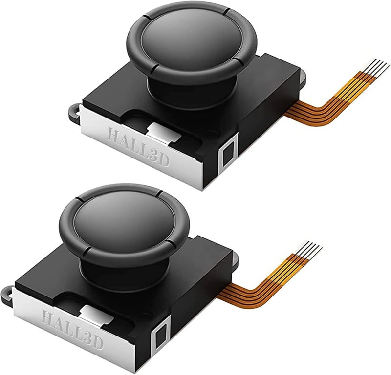 BRONAL TMR Hall Effect Joystick Compatible with Joycon [No Drifting] Replacement Analog Thumb for Switch JoyCon, OLED & Lite Right/Left Stick (2pcs Single) - Image 1